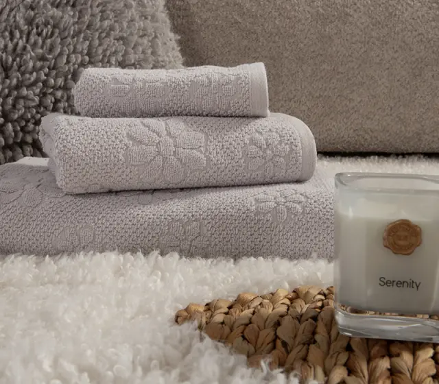 Πετσέτα Χεριών 30x50 Nef-Nef Homeware Premium Margot Grey 2