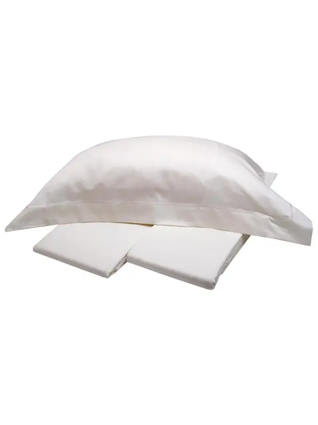 Σετ Σεντόνια Satin μονόχρωμα Ecru King Size (270x280) Sunshine 2