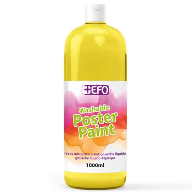 Τέμπερα +Efo 1000ml Κίτρινο