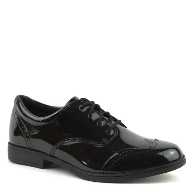 CLARKS SAMI WALK Y BLACK PATENT 3