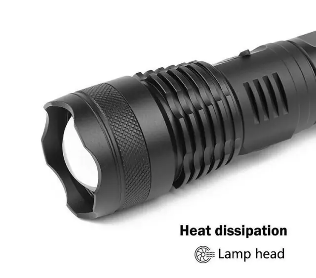 ΕΠΑΝΑΦΟΡΤΙΖΟΜΕΝΟΣ ΦΑΚΟΣ 1000 Lumens High Zoom POWER STYLE XHP50 Black 2