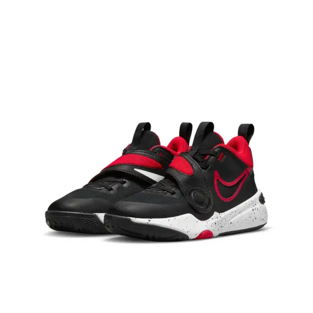 Nike Team Hustle D 11 (GS) (DV8996-003) - Μαύρο-Κόκκινο 2