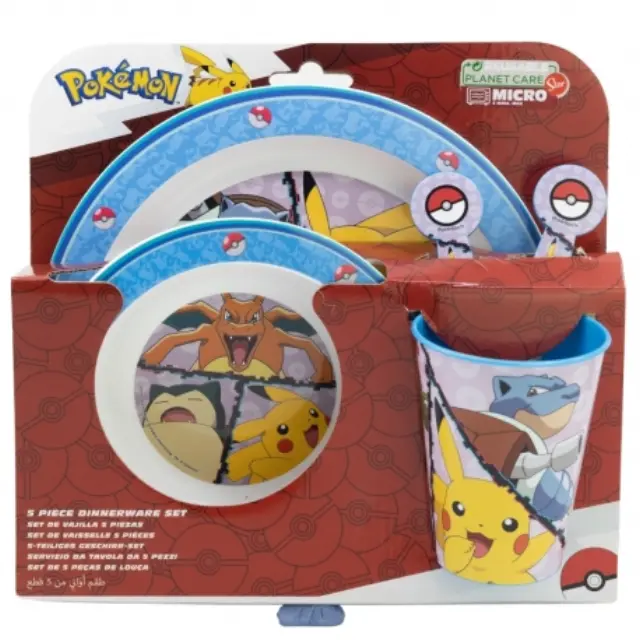 ΣΕΤ ΦΑΓΗΤΟΥ 5 PCS KIDS MICRO SET POKEMON DISTORTION -08010 2