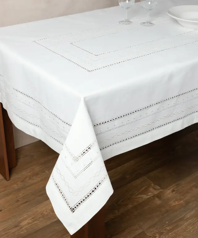 Τραπεζομάντηλο 602 (175cm x 400cm) λευκό - -