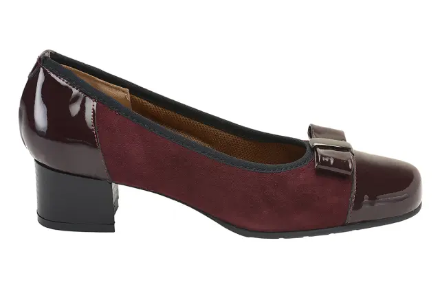 Soffice Sogno Γόβες Γυναικείο δέρμα Nubuck/δέρμα λουστρίνι Μπορντώ ASS/6016 VINO 3