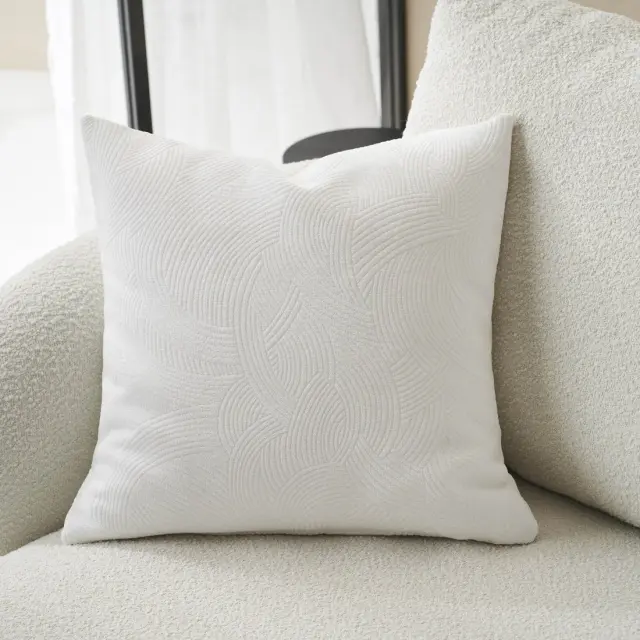 Μαξιλαροθήκη Διακόσμησης Gofis Home Nimbus 20-05-447/26 Poral White 50x50