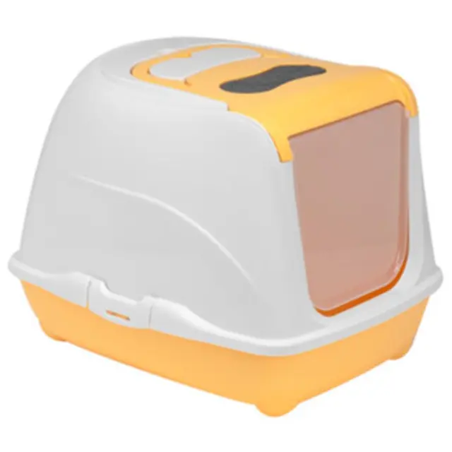 Moderna Flip Cat Πορτοκαλί Τουαλέτα Γάτας 50x39x37cm