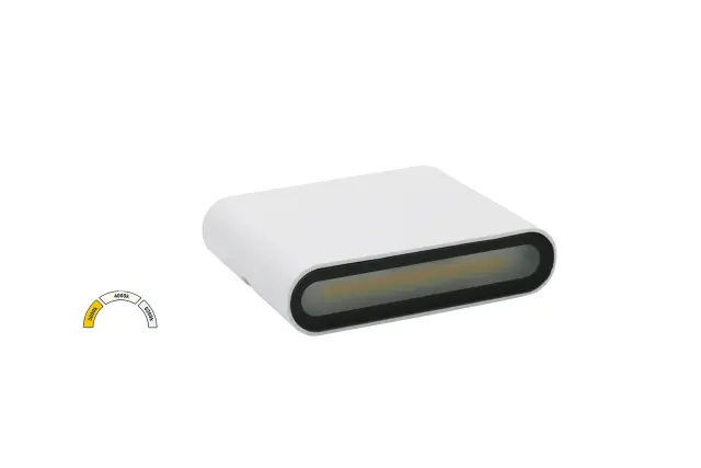 LED ΦΩΤ.ΑΛΟΥΜ.ΕΠΙΤ. ΔΙΠΛΗΣ ΚΑΤΕΥΘ.6W CCT IP54 ΛΕΥΚΟ