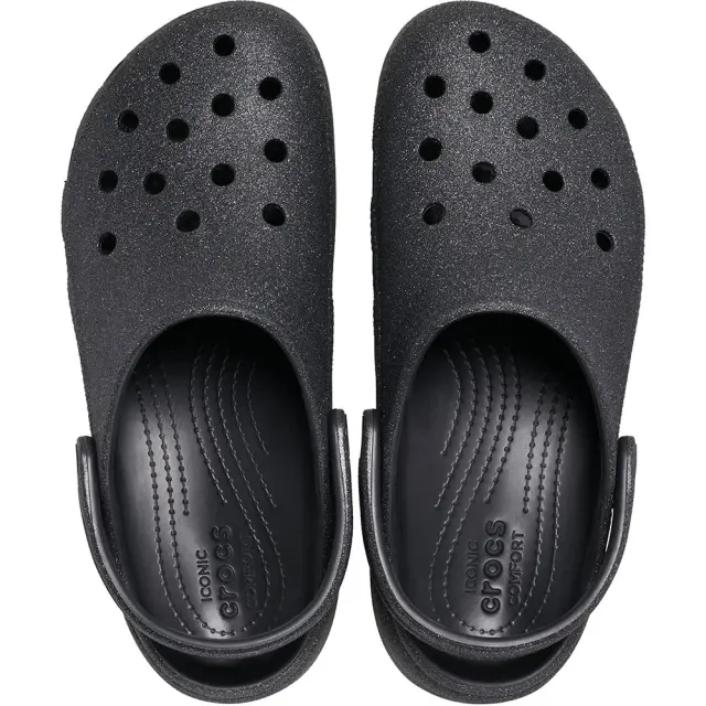 Crocs Platform Glitter Glog W (207241-001) - Μαύρο 2