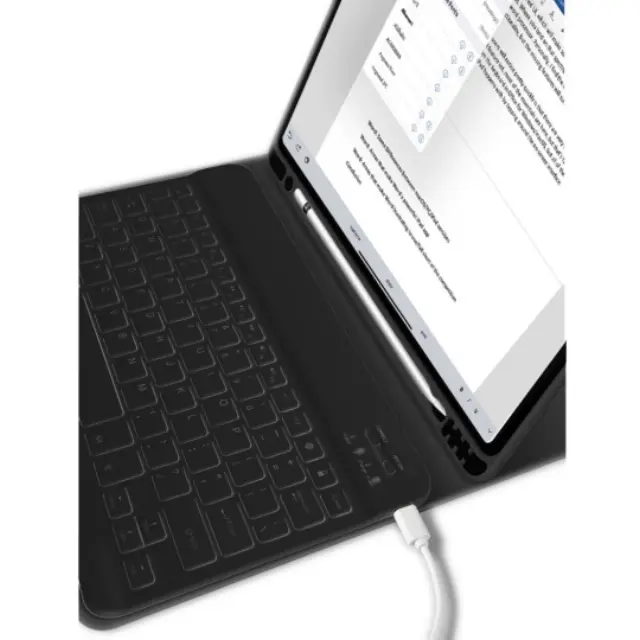Tech-protect Sc Keyboard + Βάση για Pen - Galaxy Tab A9+ / A11+ Plus 11.0 Pink 3