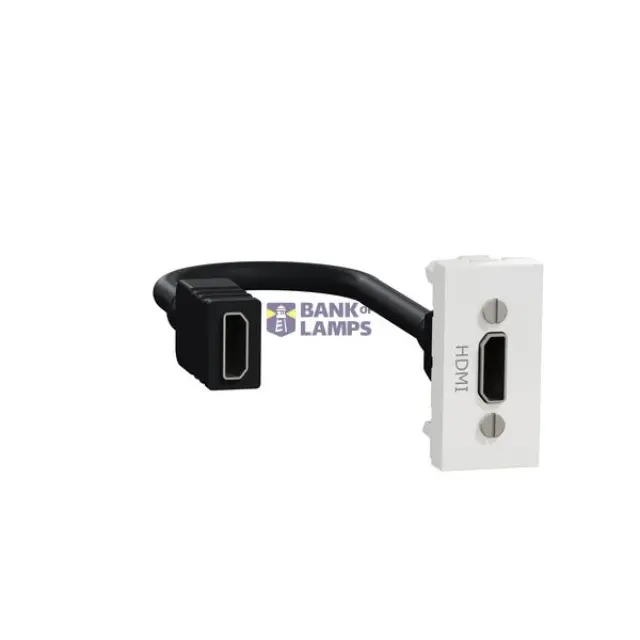 UNICA FRAME HDMI WIT RAL9010