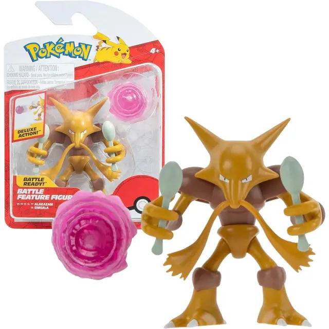 Pokémon - Battle Feature Figure Alakazam - (PKW3036) - Toys