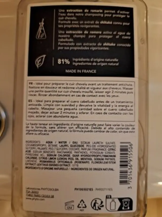 Phyto Phytocyane Men Σαμπουάν κατά της Τριχόπτωσης για Όλους τους Τύπους Μαλλιών 250ml 2