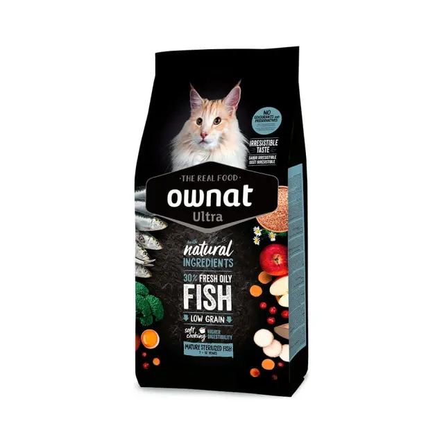 Ownat Ultra Cat Mature Sterilized με Ψάρι 3kg Μονόχρωμο