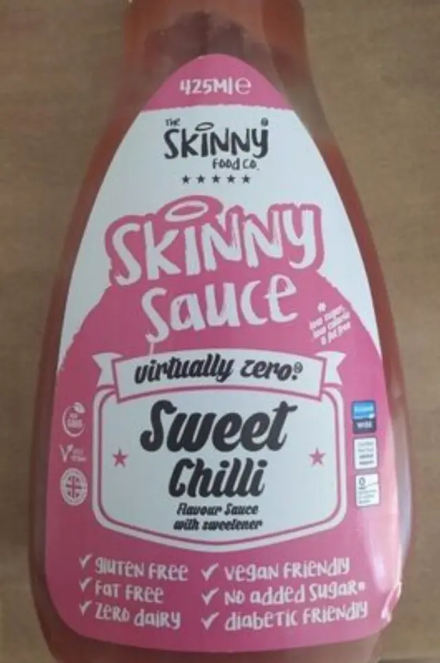 Sweet Chilli Sauce Virtually Zero Calorie 425ml The Skinny Food Co
