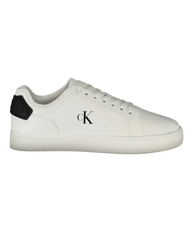 Calvin Klein - Ανδρικά Sneakers Chunky Cupsole Mono YM0YM01297-01W Λευκό - 43