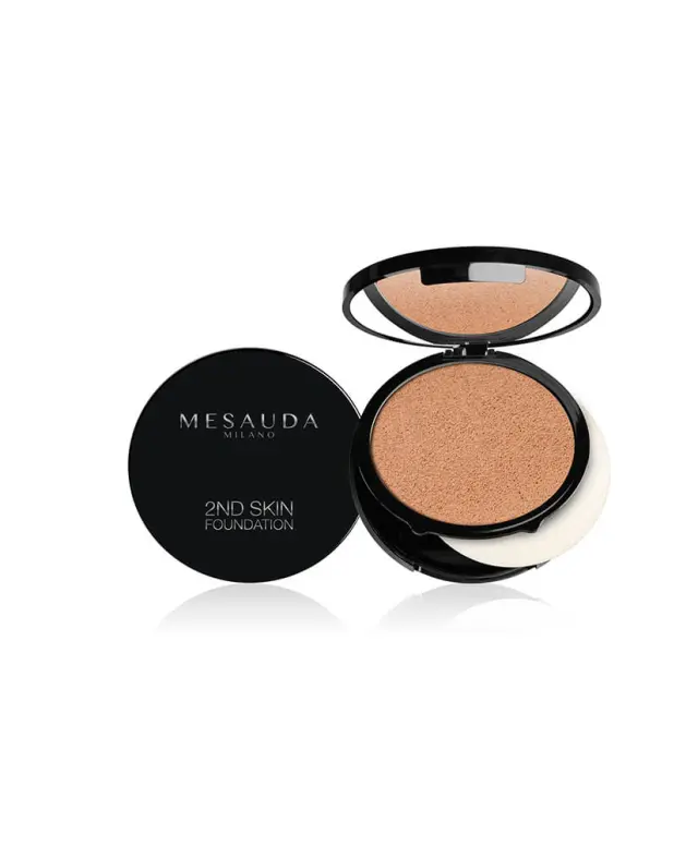 Mesauda 2nd Skin Make-Up Κρέμα-Πούδρα Compact 9gr - 106 Honey