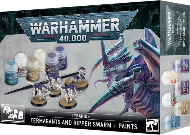 Warhammer 40000 - Termagants and Ripper Swarm + Paints Set