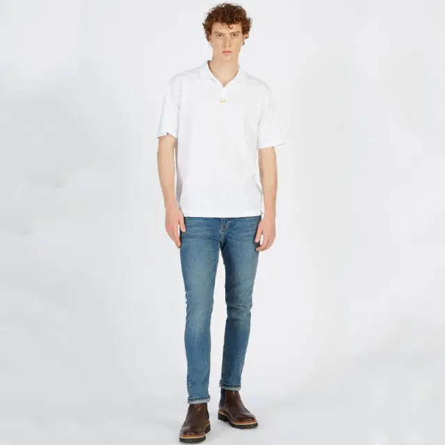 T-Shirt La Martina CCMP05JS259-00001 Άσπρο - 2XL 3