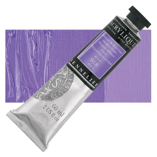 Ακρυλικό Sennelier Extra Fine - 918 Medium Violet S4 - 60ml