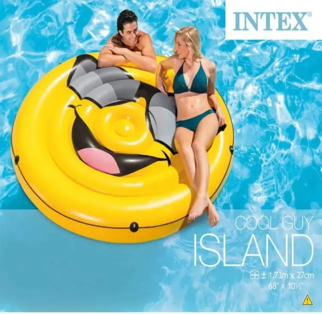 Intex 57254EU Cool Guy Island Φουσκωτό Στρώμα 173 x 27cm 2