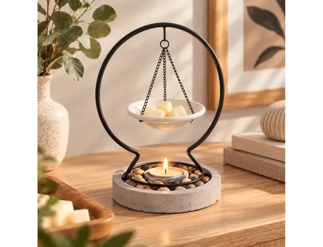 Αρωματιστής Atmosphera για αιθέρια έλαια και wax melts με διαστάσεις 19x15x22cm 417712546