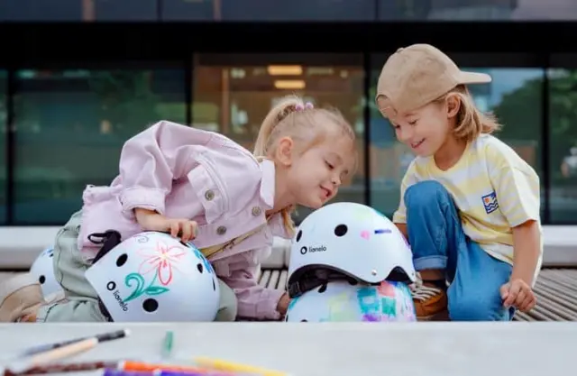 Lionelo +#8220;Helmet+#8221; Παιδικό Κράνος Ποδηλασίας 50-56cm White 2