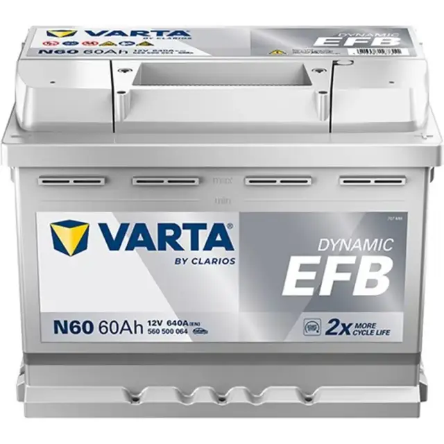Μπαταρία Αυτοκινήτου VARTA Dynamic EFB N60 12V 60Ah 640A (EN)