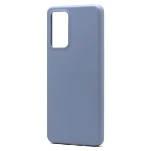 Θήκη Liquid Silicon inos Samsung Galaxy A33 5G L-Cover Γκρι-Μπλε N58195