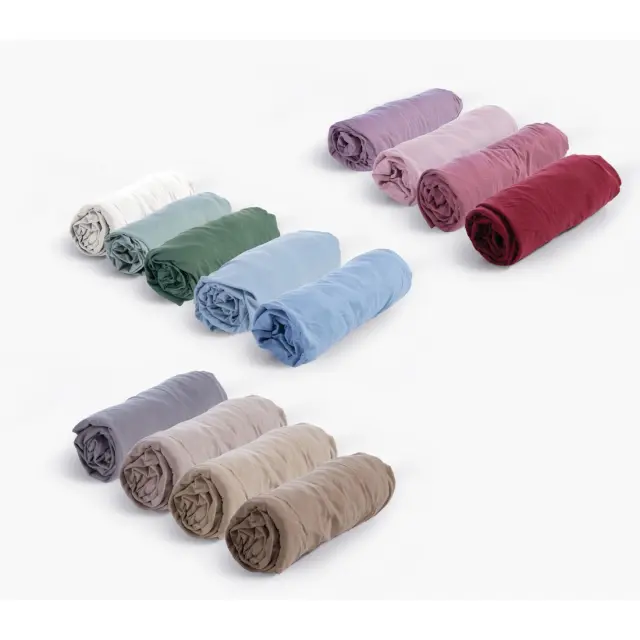 Nef-Nef Homeware Κατωσέντονο Μακό Μονό Με Λάστιχο Jersey Χωρίς Μαξιλαροθήκες 100x200+30 Mocca 2