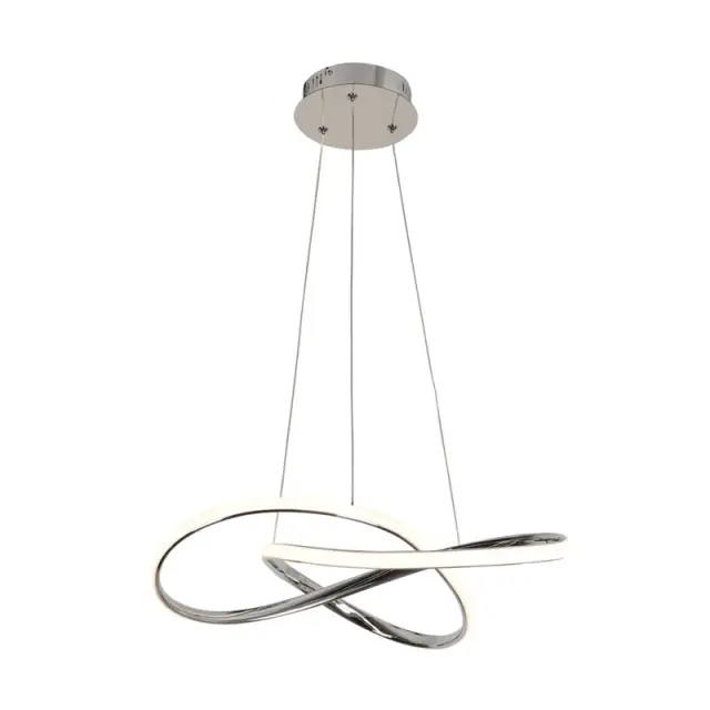 GORDIUS-ΦΩΤΙΣΤΙΚΟ ΚΡΕΜΑΣΤΟ ΧΡΩΜΙΟ ΑΛΟΥΜΙΝΙΟΥ LED SMD 48W 3000Κ 2880LM IP20 480Χ440Χ1200ΜΜ / HM92LEDP48CH