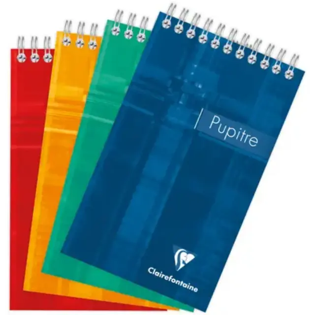 Μπλόκ A6 Σπιράλ CLAIREFONTAINE Pupitre 10.5×17εκ. 80φ. 90gr. 8646C