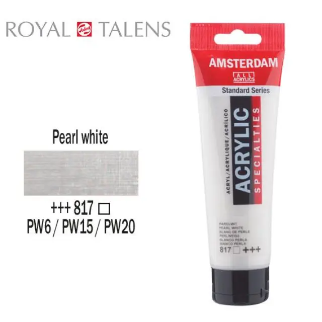 Ακρυλικό Talens Amsterdam 120ml 817 Pearl White