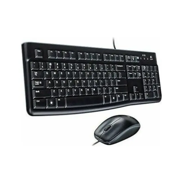 Logitech Desktop MK120 (920-002562) Σετ Πληκτρολόγιο & Ποντίκι Αγγλικό US 2