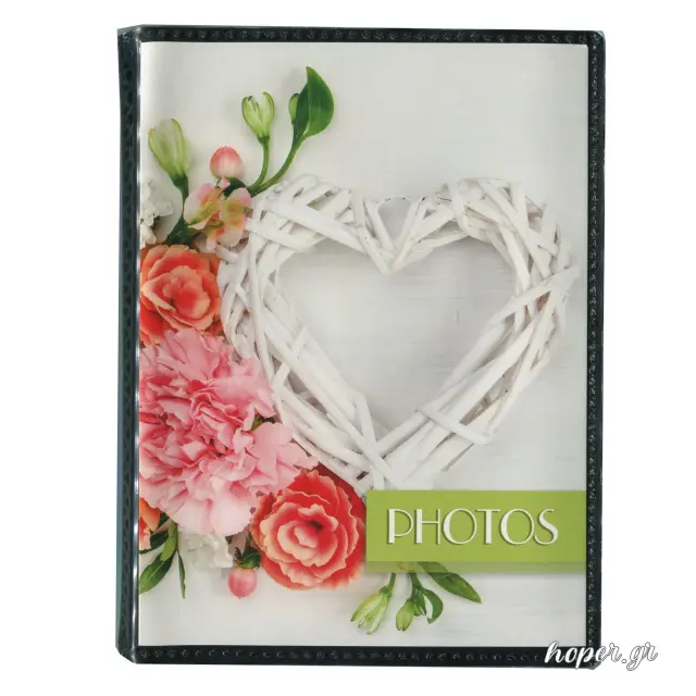 Άλμπουμ pocket με θήκες για 40 φωτογραφίες 10X15 love and hearts 06 (MC4640)