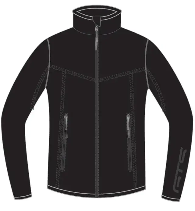 Ζακέτα GTS Ανδρική Jacket Polar Fleece 308522M Black - 308552Μ-10 - M 3