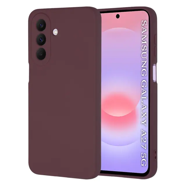 Techsuit® SoftFlex Θήκη για Samsung Galaxy A27- Plum Red