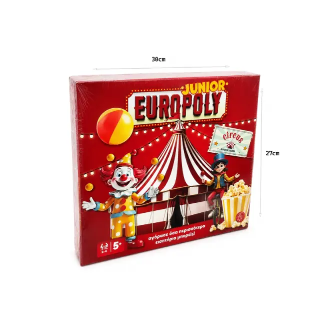 Επιτραπέζιο Παιχνίδι Junior Europoly Circus για Παιδιά Ν.0102-1 - Junior Europoly Circus Board Game for Kids 250719 2