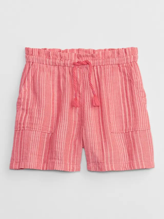 Παιδικό Utility Pull-On Σορτς με Washwell sugar coral pink