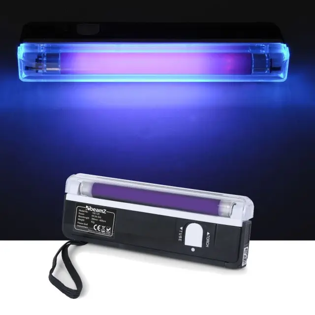 BEAMZ BUV15TL ΦΑΚΟΣ ΜΕ ΛΑΜΠΑ ΦΘΟΡΙΣΜΟΥ UV 6"