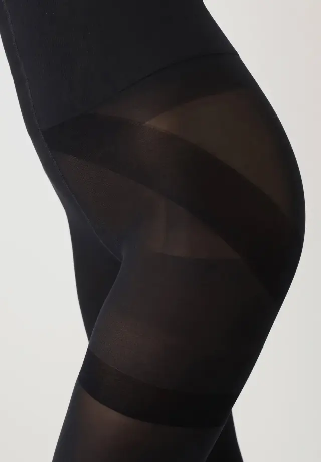 Oroblu Καλσόν Shock Up High Waist Ψηλόμεσο Με Λαστέξ Μαύρο 60 Denier 3