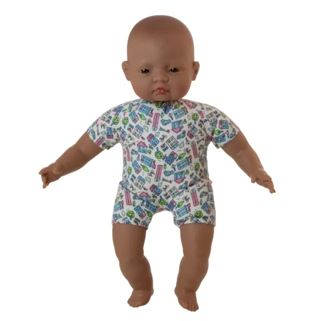 MINILAND DOLLS MINILAND ΜΩΡΟ ΚΟΥΚΛΑ ΜΕ ΜΑΛΑΚΟ ΣΩΜΑ HISPANIC 40 CM 3