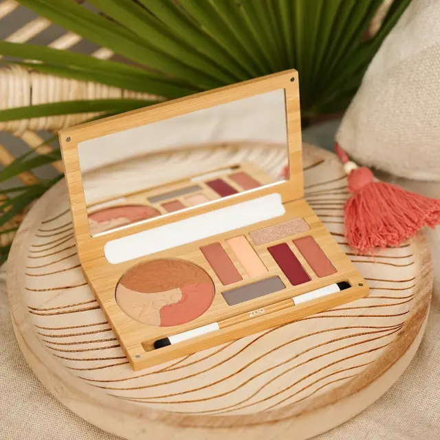Zao Organic Desert Rose Palette – Βιολογική πολυχρηστική παλέτα μακιγιάζ για πρόσωπο, μάτια & χείλη 3