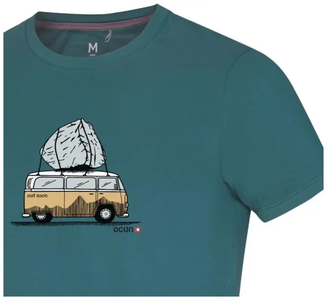 Κοντομάνικο Ocun Ανδρικό Classic T Bus-Stone Blue Hydro - 05242-BLUEHYDRO - S 2