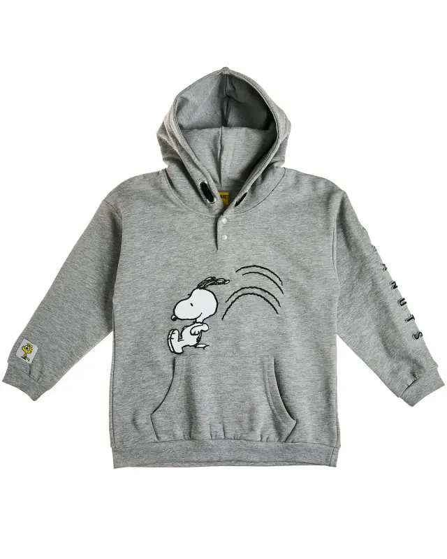 Μπλούζα φούτερ Snoopy με ανάγλυφο σχέδιο