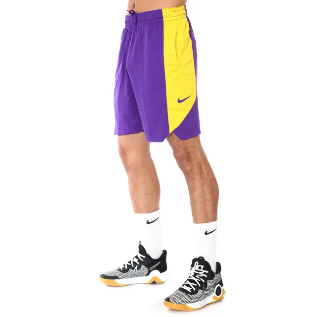 Nike Los Angeles Lakers NBA Dri-FIT Μπασκετική Βερμούδα AJ5077-504 - L