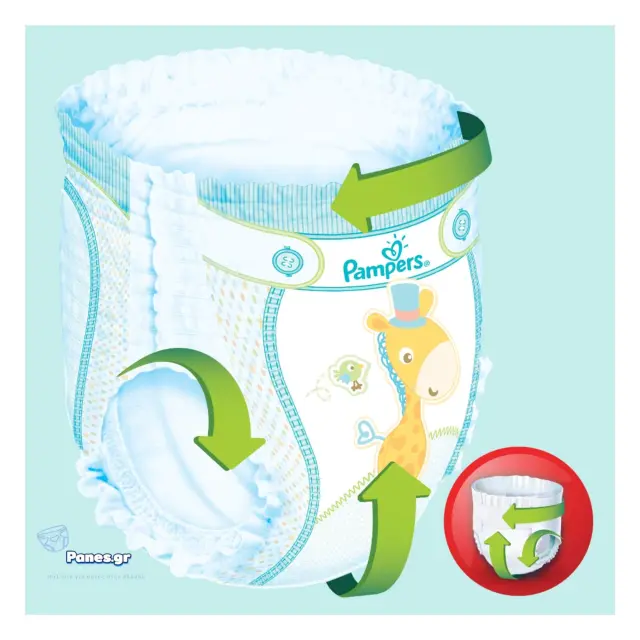 Pampers Pants No4 (9-15kg) Βρεφικές Πάνες Βρακάκι, 48τμχ 2