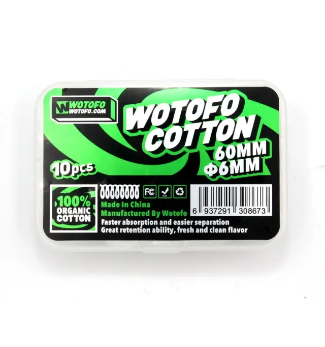 Xfiber Cotton 6mm for Profile (10τμχ) - Wotofo