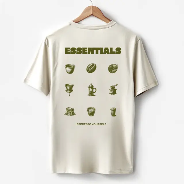 T-shirt Noshame® Off-white με τύπωμα Essentials - 132504 - XXL 2