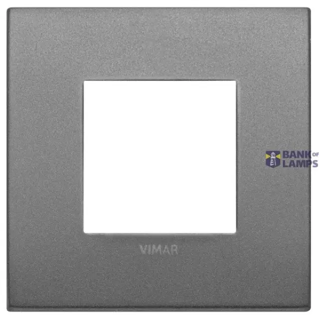 Classic plate 2M metal matt slate
